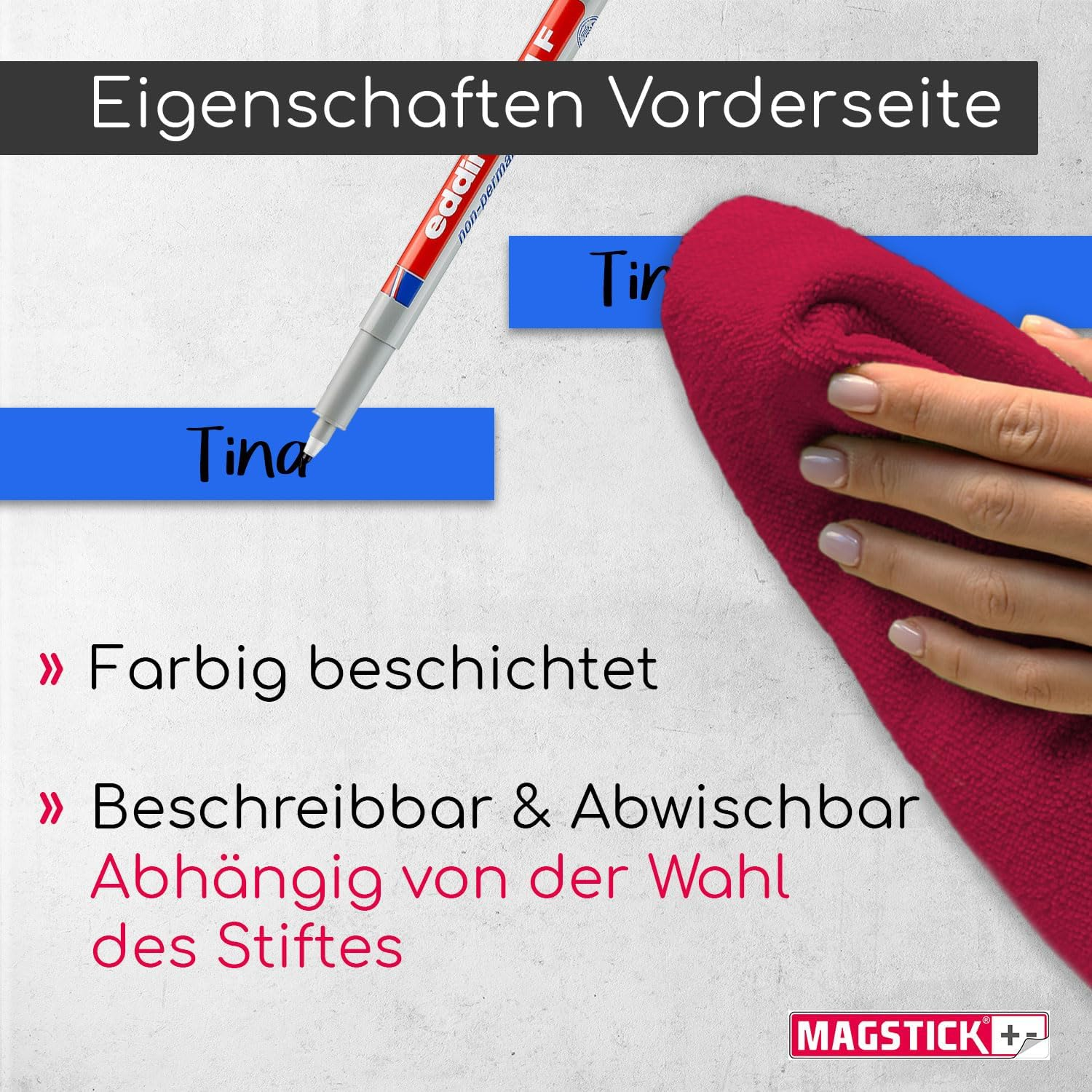 5 X Magnetic Strips, Assorted Colours, Approx. 1 Cm X 1 M, Magnetic Tape for Marking on Whiteboards, Storage Shelves, Calendar, Magnetic Labels, Mag210 image number 2