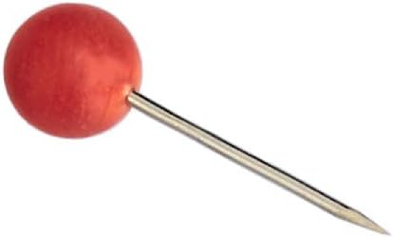 Amazon Basics 3 Millimetres Push Pins Map Tacks 10 Colors (Each Color 60 PCS) - 600-Pack image number 4