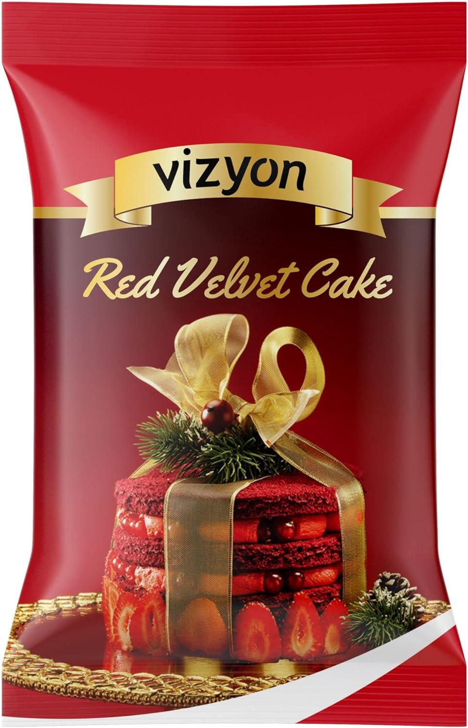 Vizyon Velvet Cake Mix 1 Kg, Orange - Black image number 6