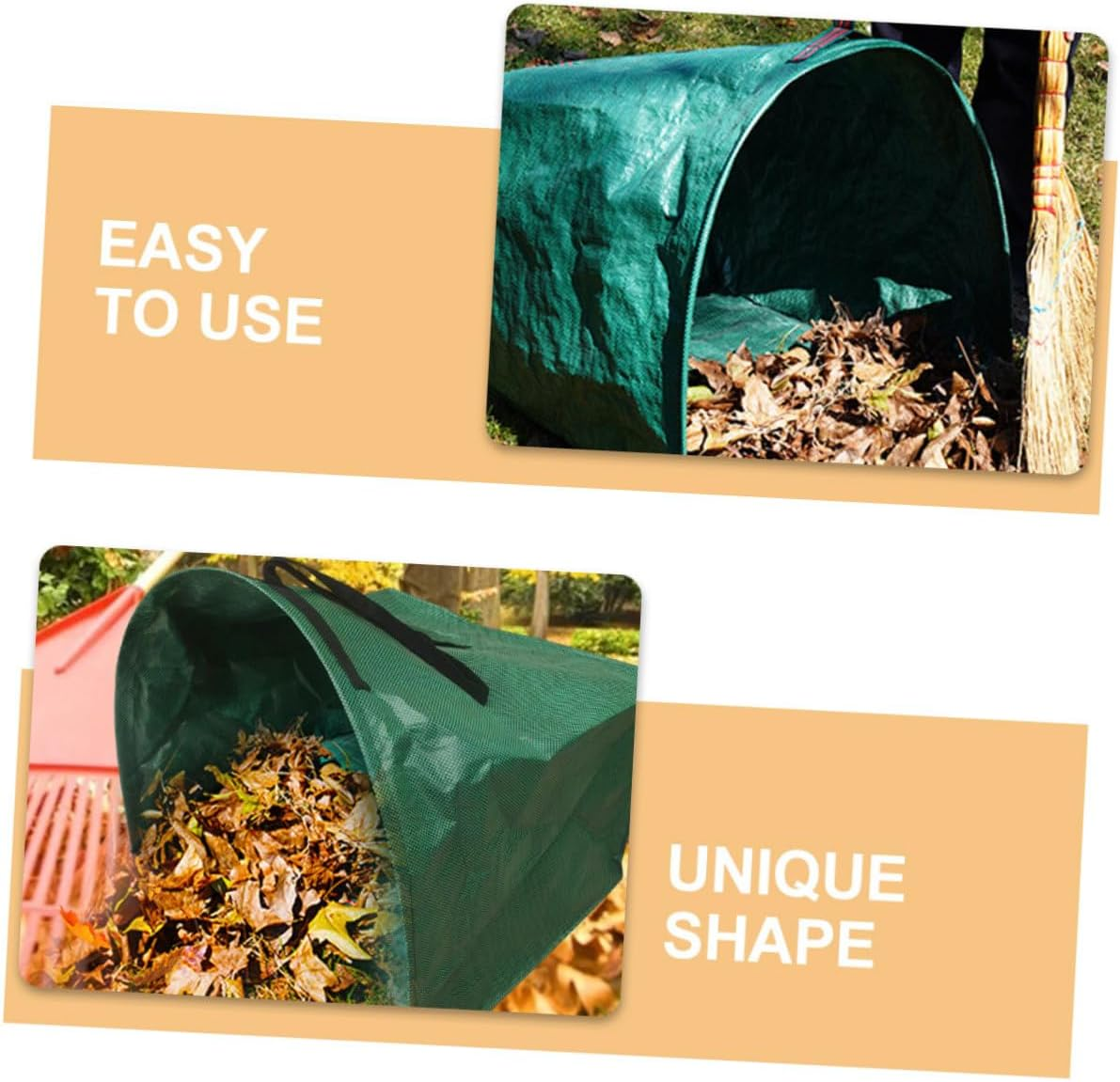 Collapsible Lawn and Leaf Bag Large Capacity Reusable Waste Container for Efficient Garden Cleanup Portable Design for Leaves Weeds and Outdoor Tasks image number 5