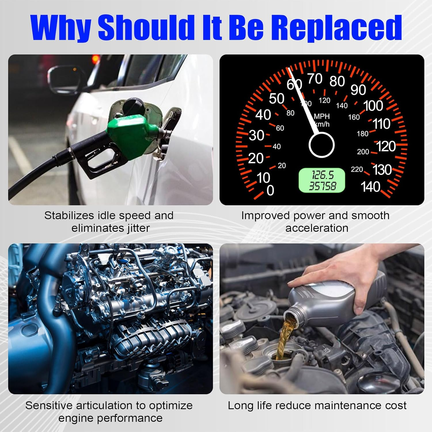 FZJDSD MAP Manifold Absolute Pressure Sensor Compatible with Ford F-250 F-350 Super Duty 6.7L Diesel 2011-2019 Replace BC3Q-9F479-AD image number 6