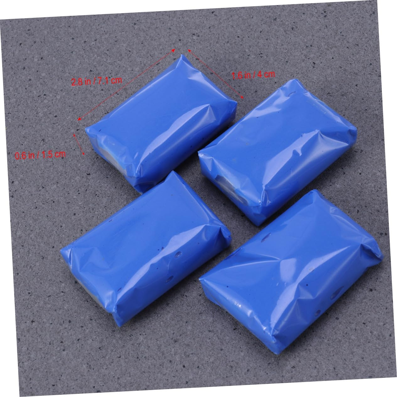 CONGARTENO 4Pcs 100G Clay Bar Car Auto Clay Bar Automotive Cleaner Kit for Car Detailing Removes Contaminants before Polishing Suitable for Vehicle Exterior Care image number 5