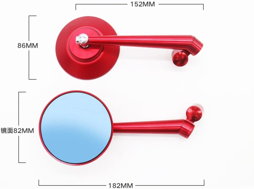 For Super Soco Ts Lite Tsx Tc Max Pro Accessories Motorcycle Retro round Rearview Mirror Handlebar Rear View Side Mirrors Parts