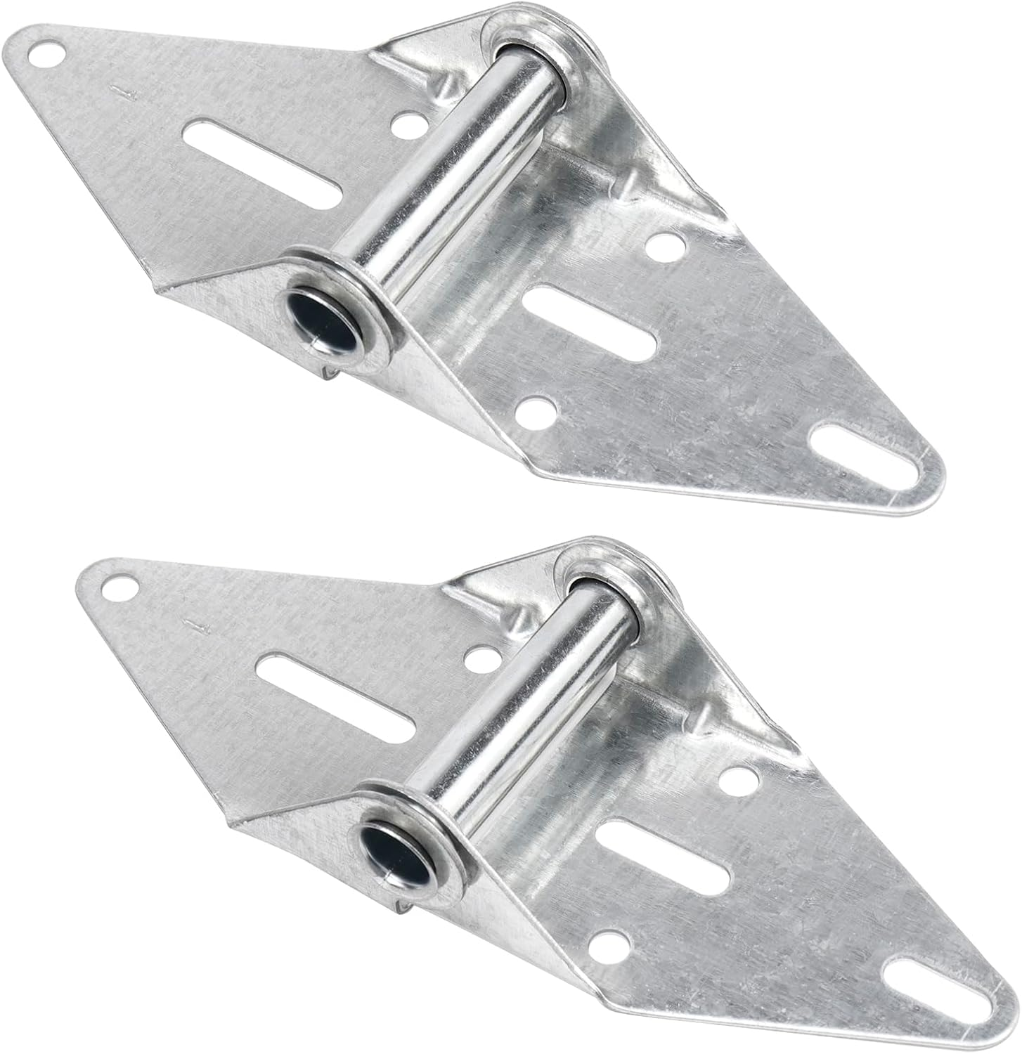 Pufguy #1 Commercial Garage Door Hinges Heavy Duty Garage Hinge Galvanized Iron Garage Door Hinge Kit, 2 Pack