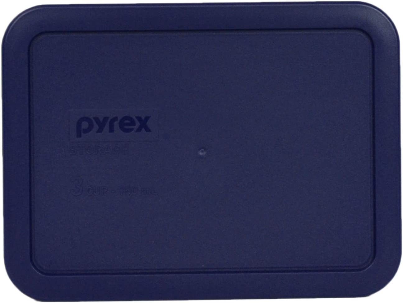 Pyrex (2) 7200-PC 2 Cup, (1) 7201-PC 4 Cup, (1) 7210-PC 3 Cup, and (1) 7211-PC 6 Cup Blue Plastic Storage Lids image number 3