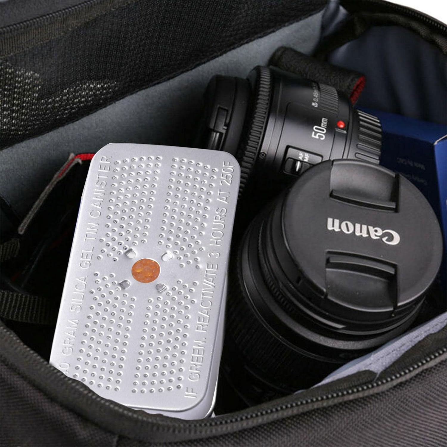 Silica Gel Desiccant | Desiccant for Car,Fast Reactivate Desiccant Bags Orange to Green Indicating for Air Dryer, Cabinet, Bag Qarido image number 4