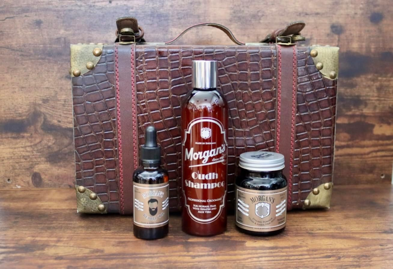 Morgan'S Pomade Oudh Fragranced Shampoo for Normal Hair, Boosts Hair Vitality and Shine, Moisturises the Scalp, with Keratin and Aloe Vera 250Ml image number 2