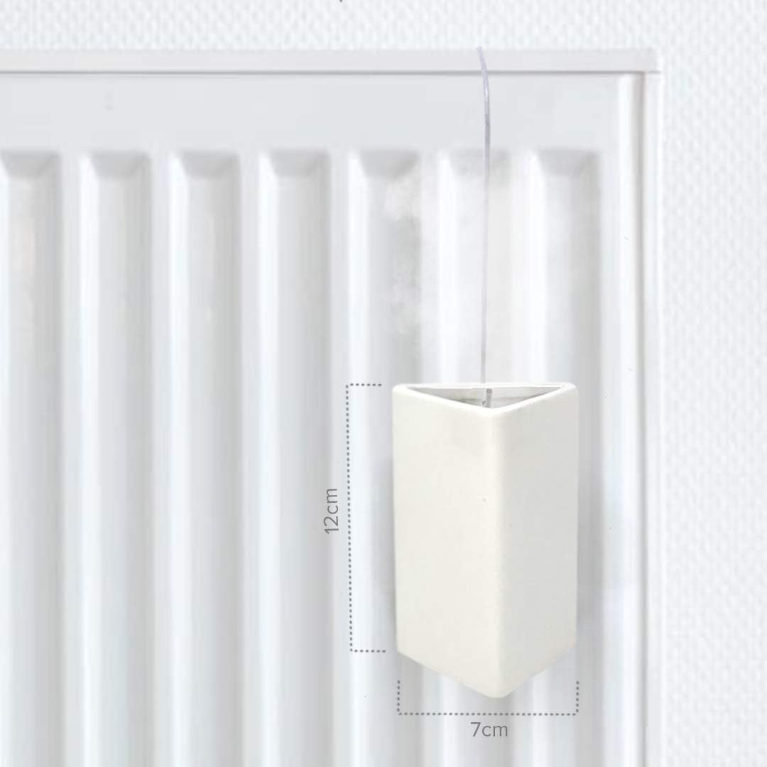 Joeji'S Kitchen Set of 4 Hanging Radiator Humidifiers - Just Add Water - White Ceramic Radiator Humidifier for Home Air Water Humidity Control - No More Dry Chapped Skin - Eco Friendly image number 1