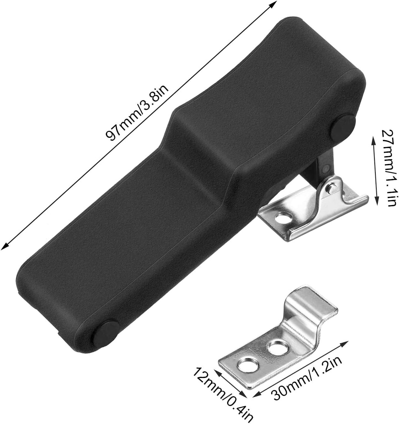 2Pcs Front Storage Rack Rubber Latch Fit for Polaris Sportsman 450 570 850 Touring ETX 7081927 image number 1