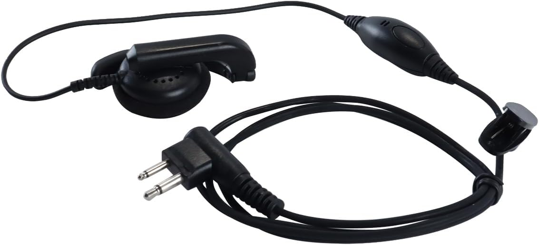 ANCLLO 1.5M Mono Earphone with Clip & 3.5Mm Jack - Lightweight Hands-Free Headset for Travel/Listening image number 1
