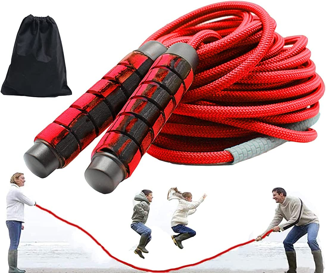 HUIRUMM Groups Rope Skipping, Multiplayer Rope Skipping Team Long Jump Rope,Best Team Group Skipping Rope for Kids and Adult, 5Meters -7Meters -10Meter for School Sport and Outdoor Activity