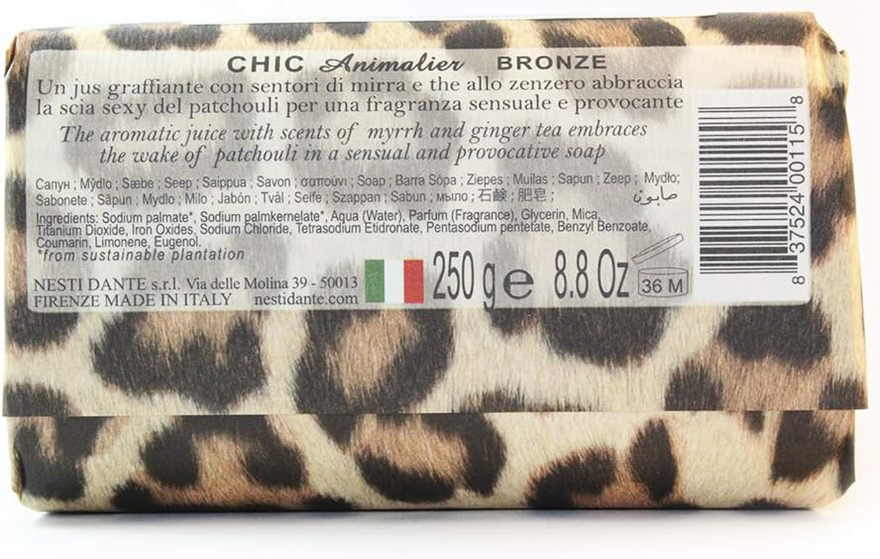 Nesti Dante Chic Animalier Natural Soap - Myrrh, Ginger Tea & Patchouli 250G/8.8Oz image number 2