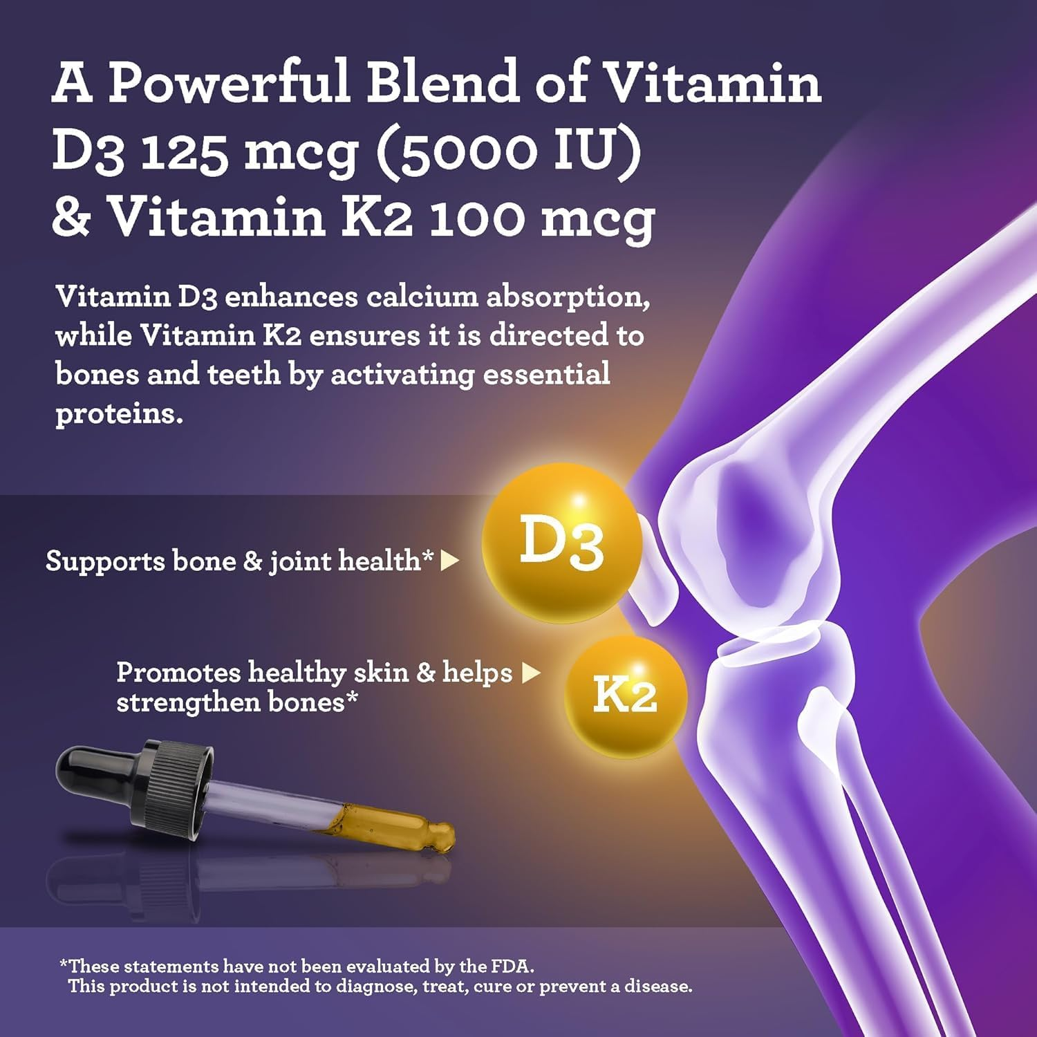 Gurunanda Black Seed Oil, Cold-Pressed Nigella Sativa - Rich in Vitamin D3 5000 Units, K2 & E, High Thymoquinone | Potent Antioxidant for Immune Support, Non-Gmo, 2 Fl.Oz