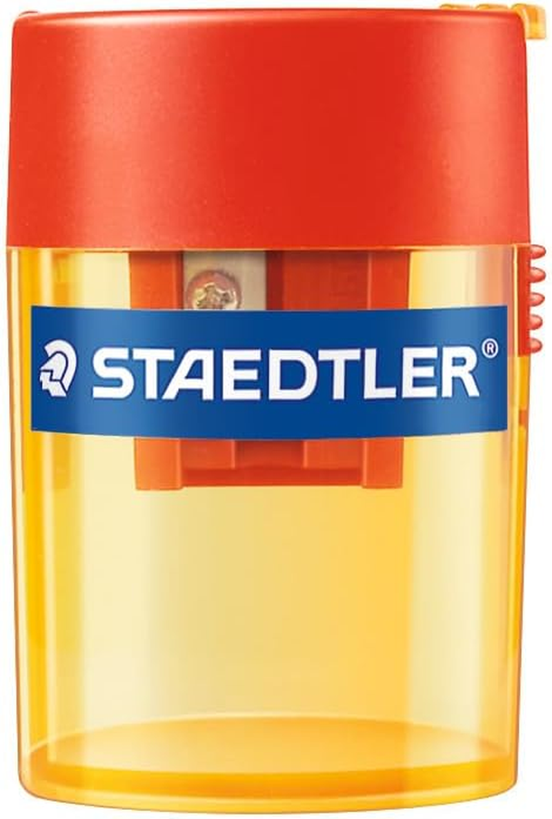 Staedtler Single Hole Tub Sharpener, Multicolour (Pack of 10) image number 4