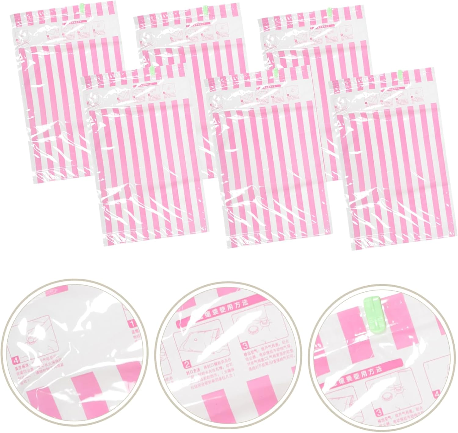 10Pcs Travel Clothes Compression Bags Hand Vacuum Sealer Bags for Packing for Travel image number 6