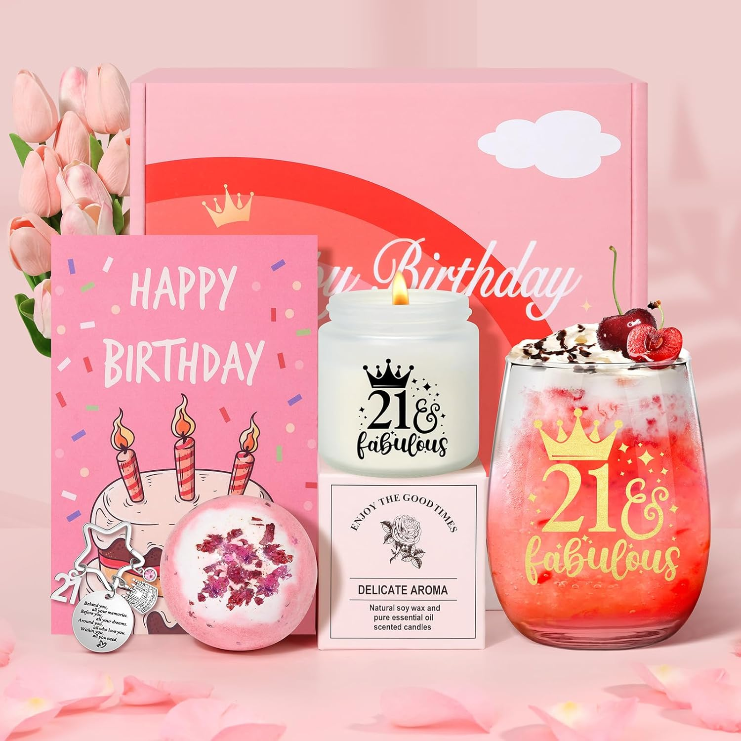 Tecanne Mothers Day Gifts, Gifts for Mum from Daughter, Son, Christmas Birthday Gift Pamper Hamper Presents for New Mum, Wife
