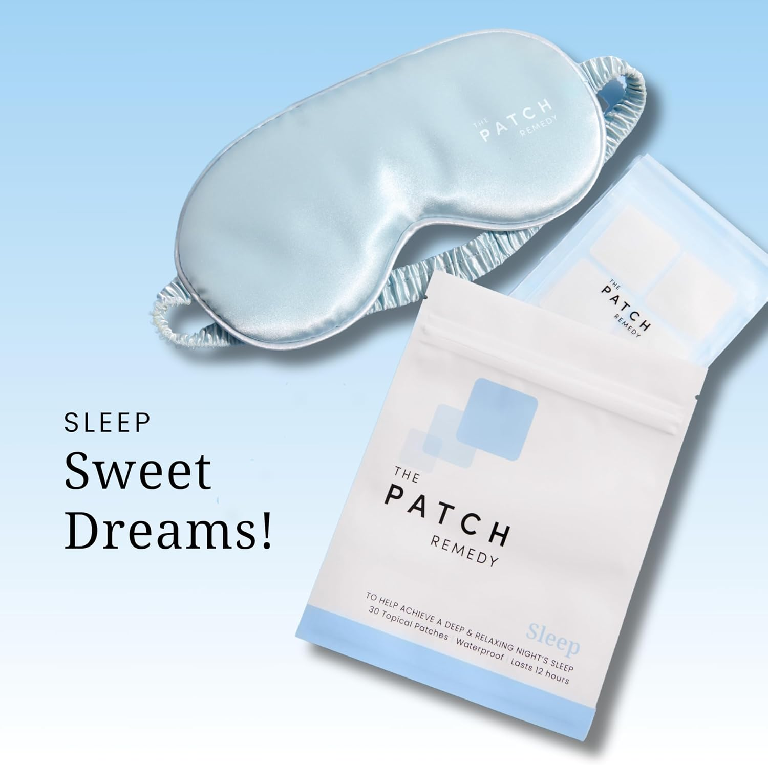 The Patch Remedy Original Sleep Patches - 30 Topical Sleep Support Patches with Valerian Root Extract, Passionflower, Hops, Magnesium Glycinate | Sleep Aid Transdermal Skin Stickers image number 6