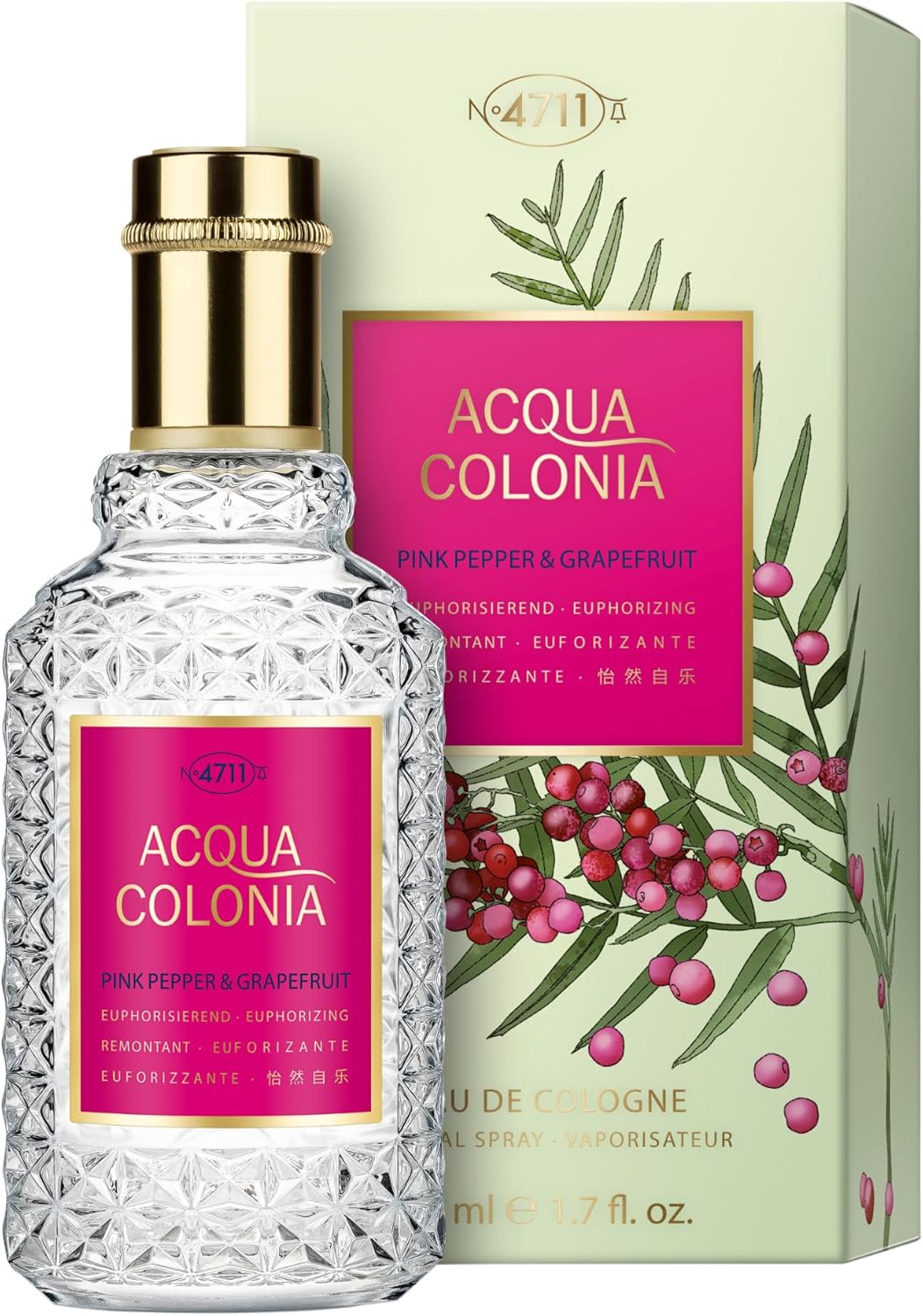 4711 Acqua Colonia Pink Pepper & Grapefruit Eau De Cologne Spray 50Ml/1.7Oz image number 2