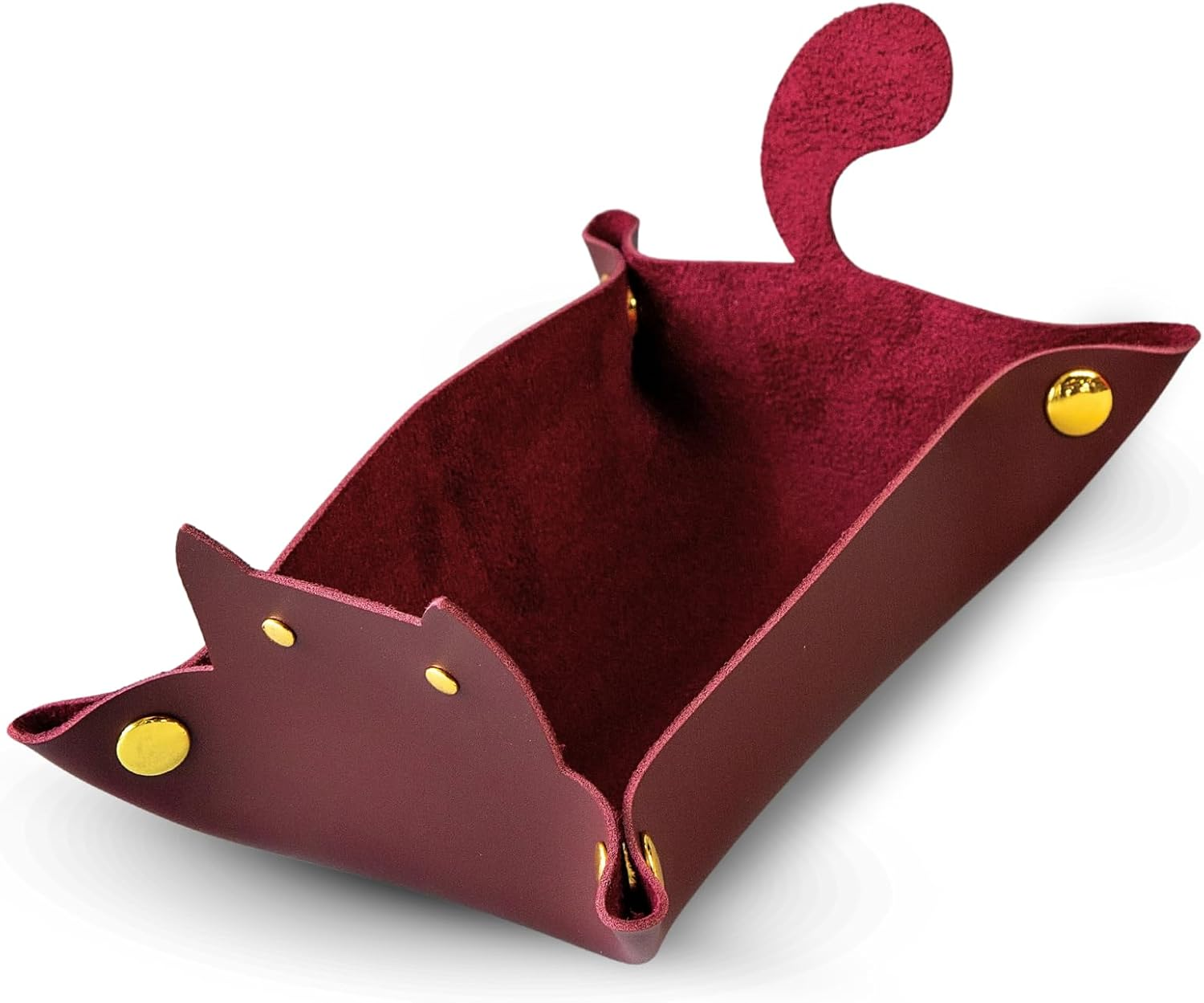 Sage&rsquo;S Portal Enchanted Cat Dice Tray, Portable Snap Assembly, DND Dice Tray for Dungeons and Dragons RPG Tabletop TTRPG (Black)