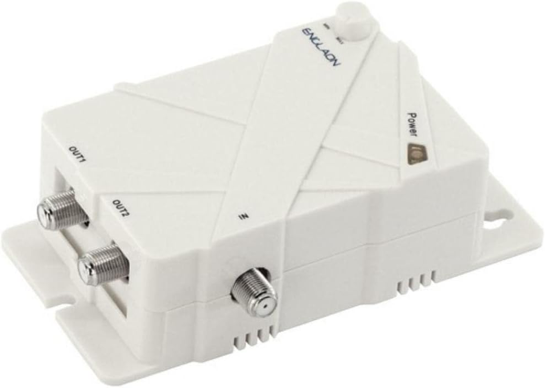 ENGLAON Digital TV Signal Amplifier Booster 12V/240V 30Db for Caravan Motorhome Boat Home and RV