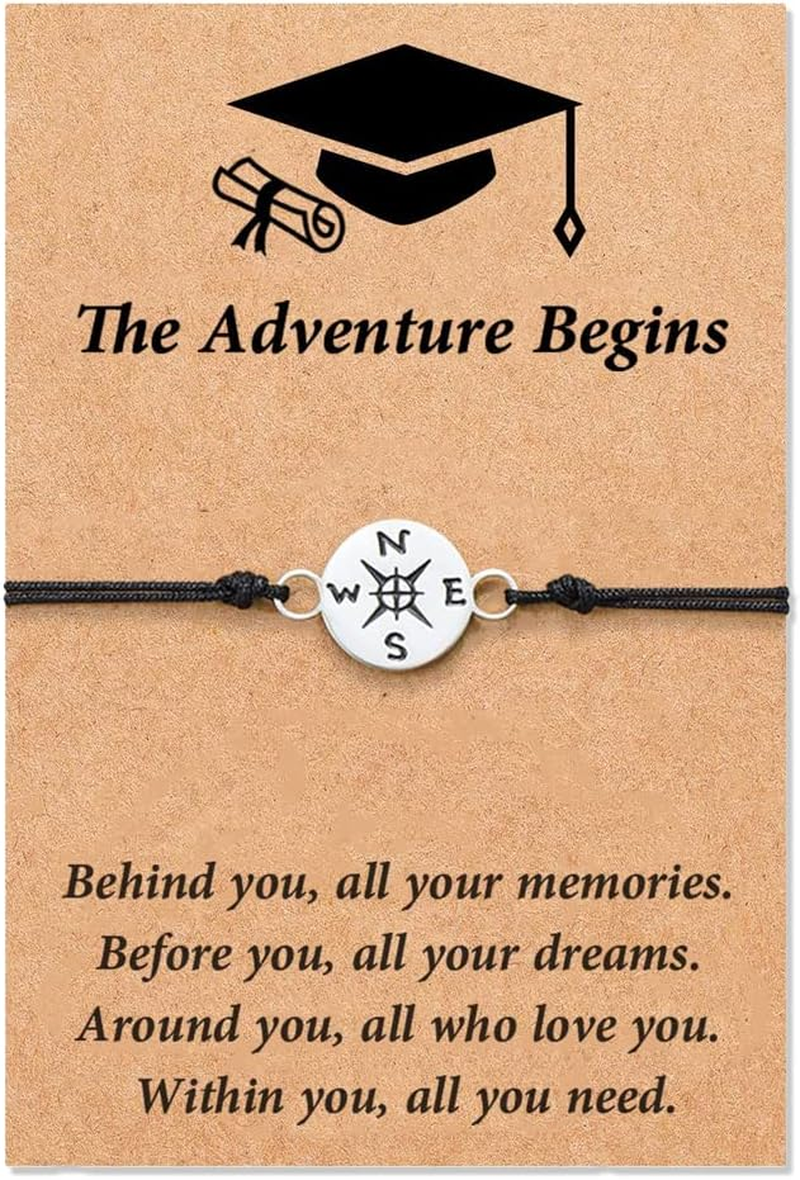 Inspirational Graduation Gifts for Middle High College School Student Graduation Bracelets for Son Daughter Best Friend Encouragement Grad Gifts