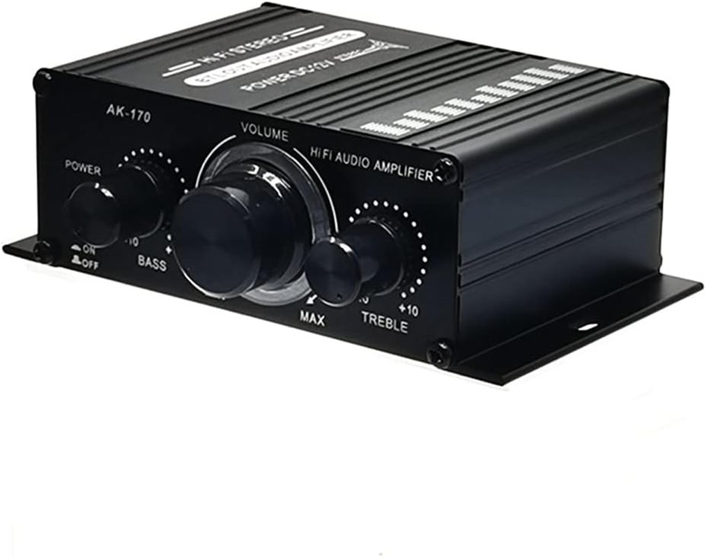 Aribrnten Power Amplifier Fm Radio Mini Amplifier 400W Hifi Mini Hifi Audio Power Amplifier Audio Amplifier Ak170 Audio Amplifier
