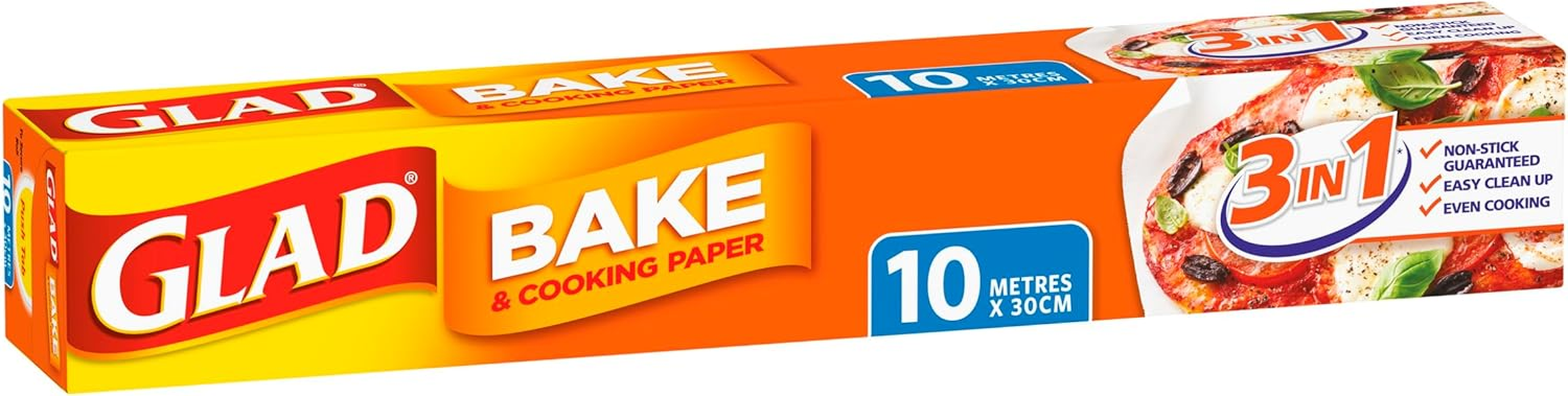 Glad Bake and Cooking Paper, 10 Metre Non-Stick Baking Paper from Glad for Everyday Use, 10M X 30Cm, 1 Count image number 4