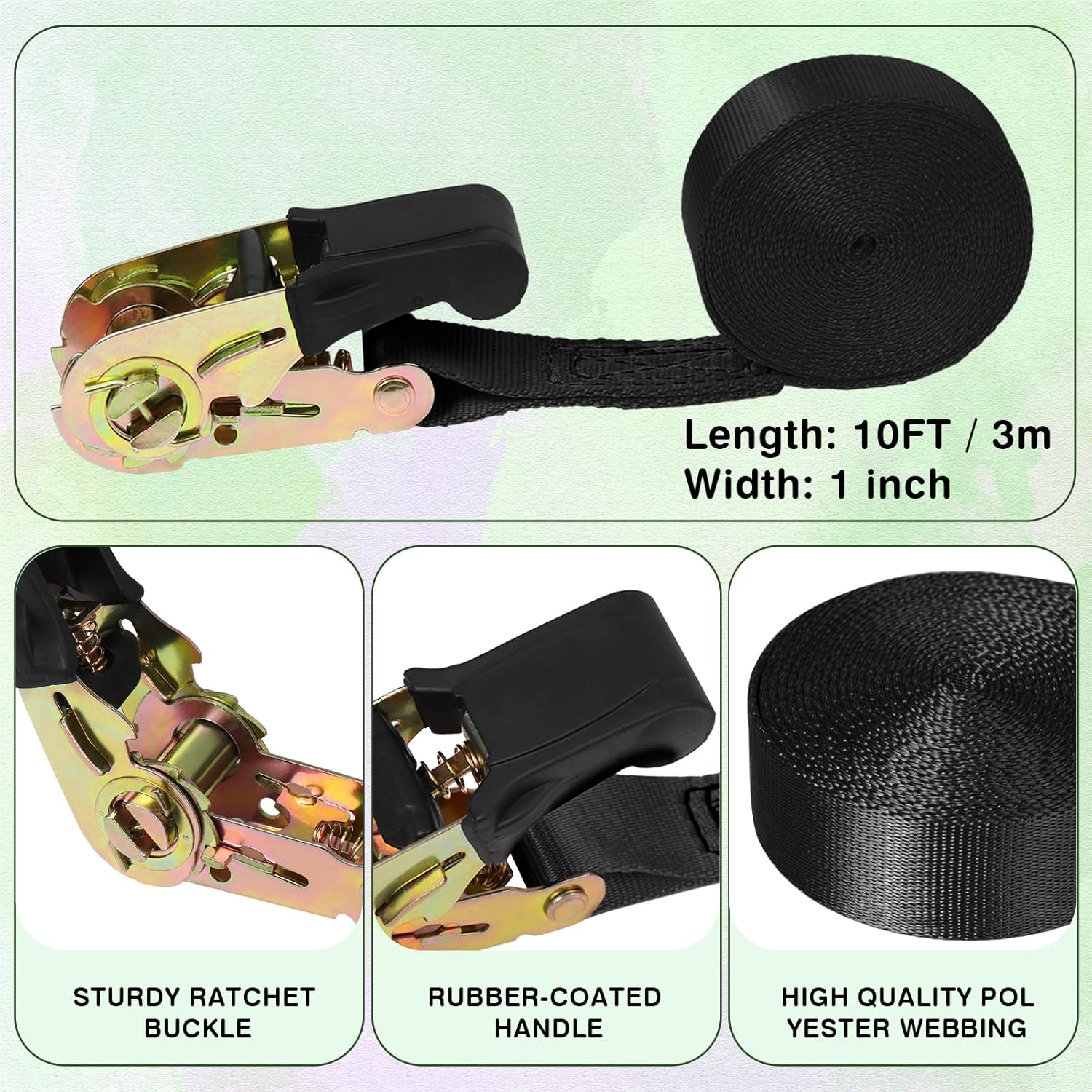 TOPNEW 12 Ninja Tree Climbing Holds for Kids Climber, Adult Climbing Rocks with 6 Ratchet Straps for Outdoor Ninja Warrior Obstacle Course Training