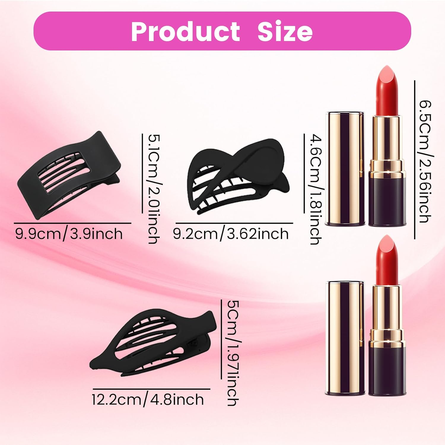 FOLAI Set of 12 Small Hair Clips Hair Clips Hair Accessories for Women image number 2