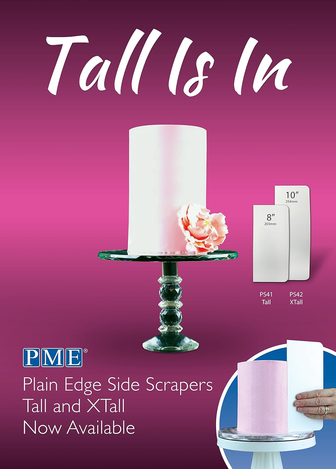 PME Plain Edge Side Scraper, Extra Large, 25 Cm Size image number 6