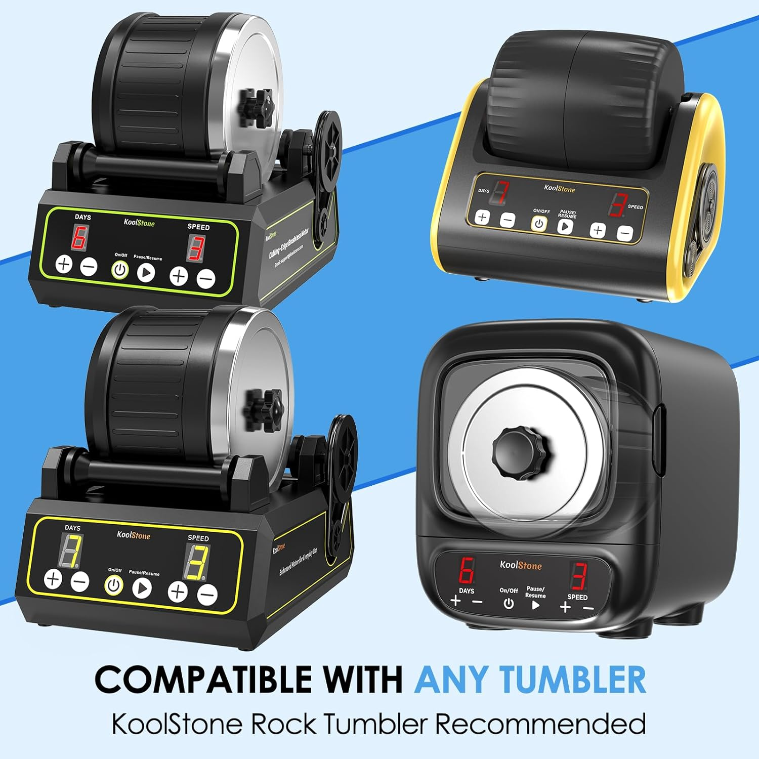 Koolstone Rock Tumbler 8000 Polishing Grits, Step 5 Grit - Premium Polishing Refill for Final Shine & Smoothing, 1 Lb Tumbler Media for Enhanced Rock Luster image number 2