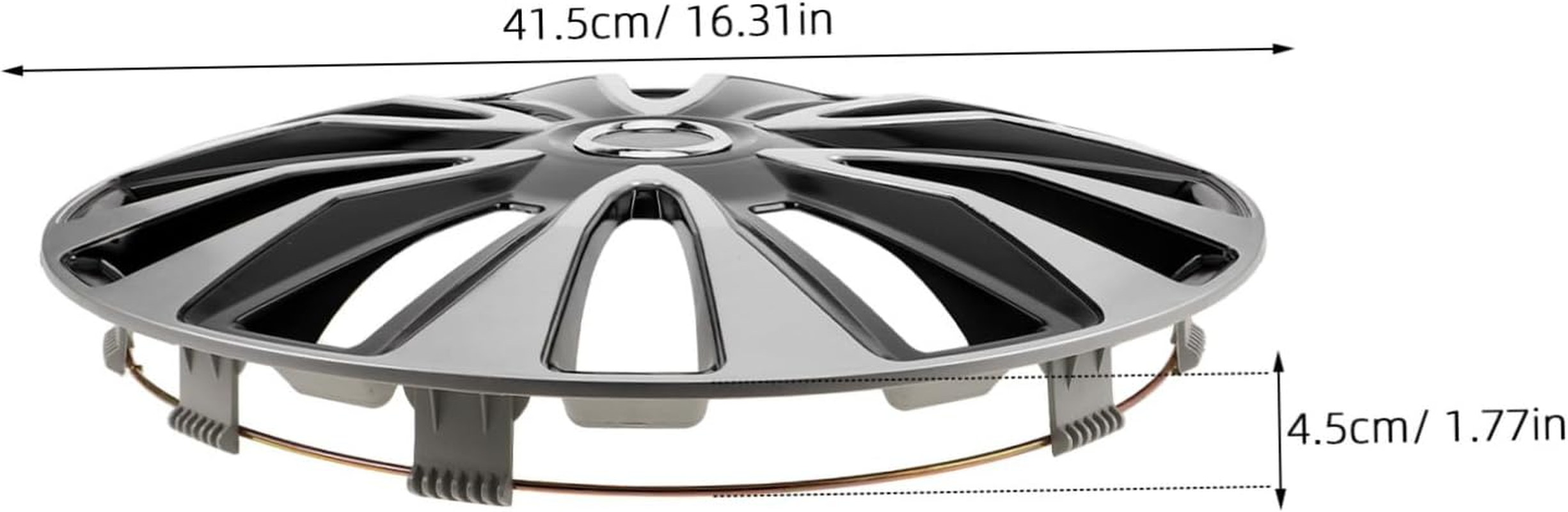 Zerodeko Abs Car Wheel Rim Cover Decorative Hubcap for Enhanced Vehicle Style Fits Models image number 5