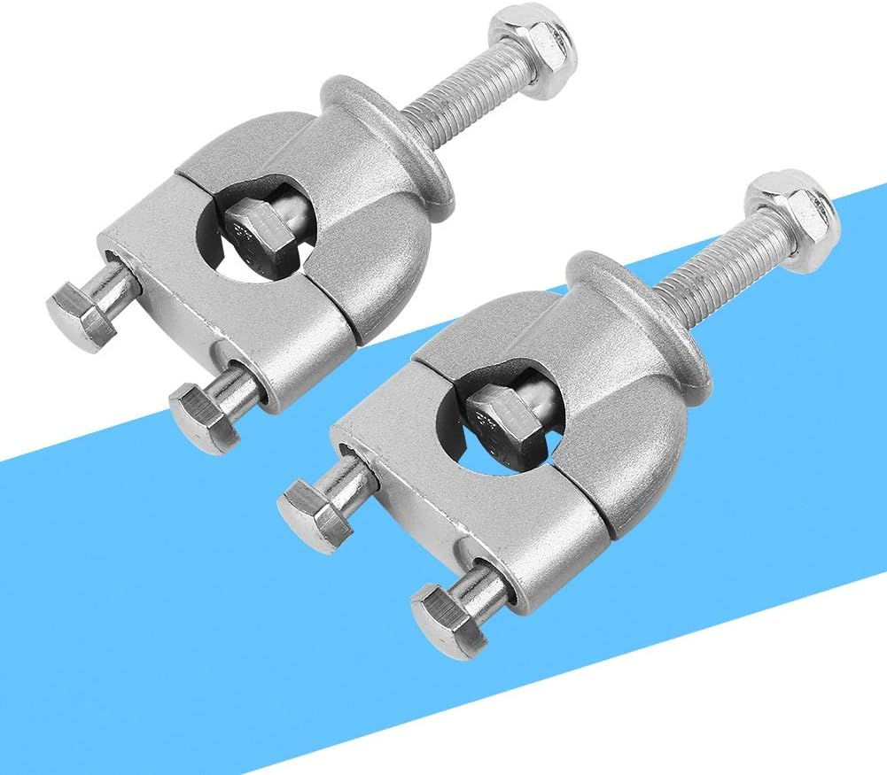 Silver Handle Motorcycle Riser Pair 7/8' 22Mm Handle Mount Mounting Riser Clamp - Handlebar Accessories image number 5