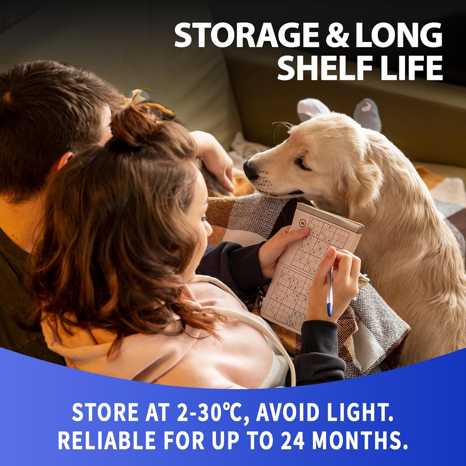 Dog Cat Pregnancy Test Kit at Home &ndash; 2 Tests/Pack for Early Pregnancy Detection in Dogs & Cats ， Canine & Feline Relaxin Test Kit image number 2