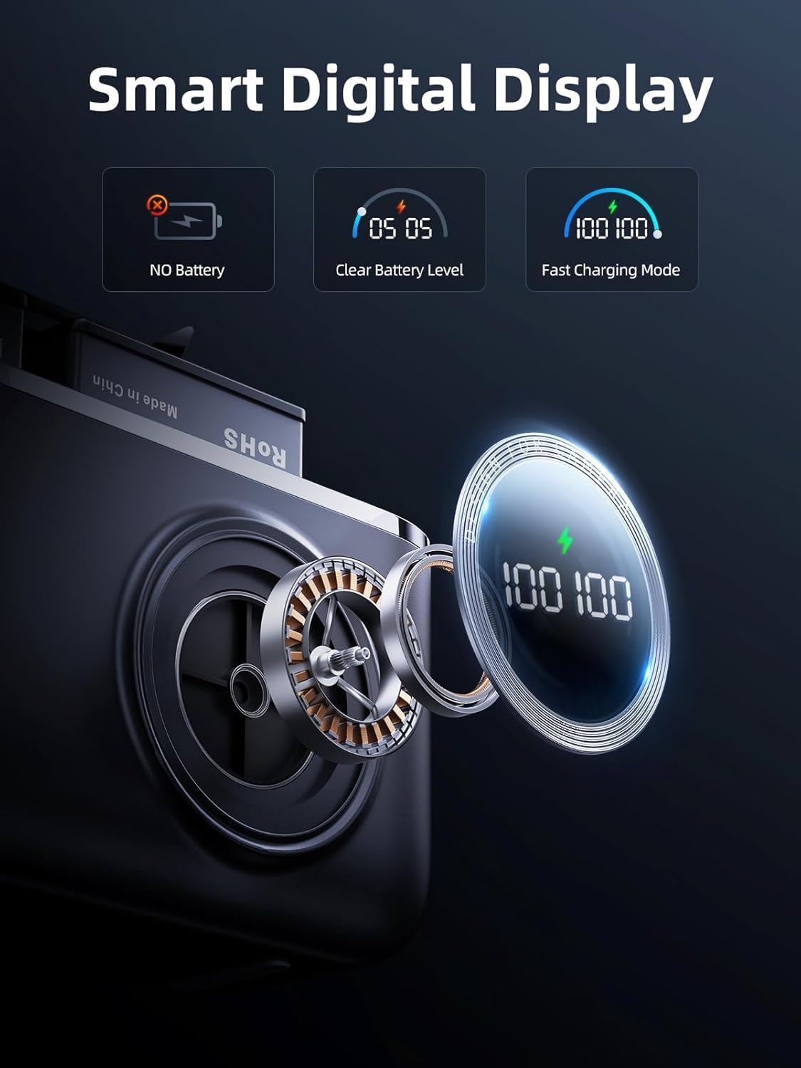 Llano 2 Pack 1950Mah Action 6 Battery and 18W Fast Dual Charger, Compatible with DJI Action 6, Osmo 360, Action 5 Pro, Action 4 and 3 Action Camera image number 2