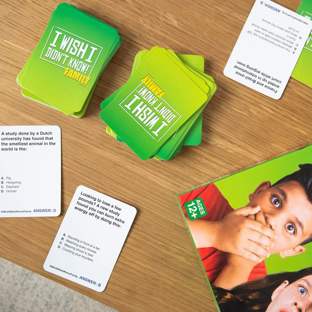 What Do You Meme? I Wish I Didn'T Know Card Game Family Edition [Party Game] image number 3