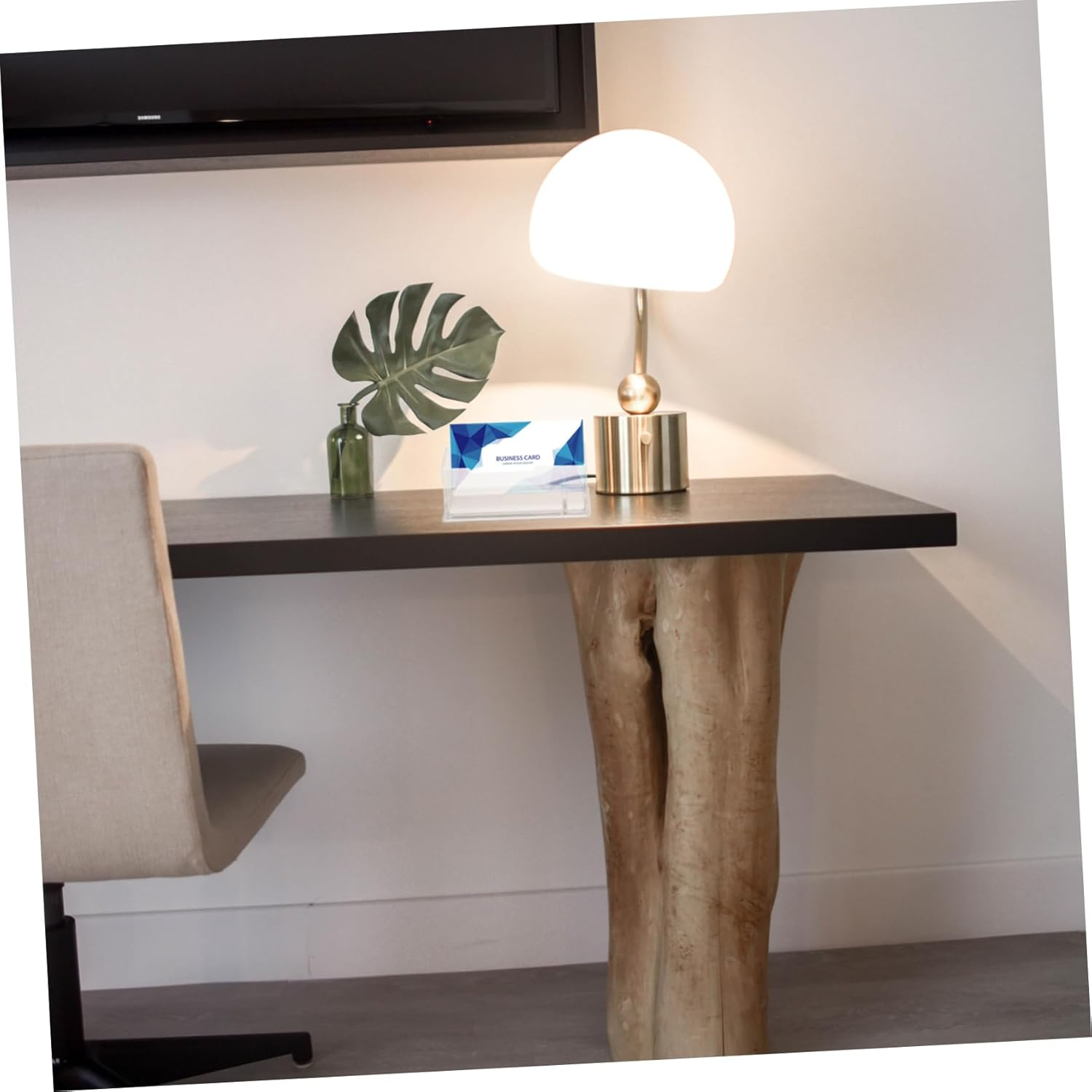 VILLFUL 4Pcs Acrylic Desktop Stand Translucent Card Holders Stackable Storage Desk Accessories Storage Products image number 5