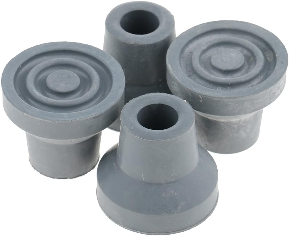 4 Pieces 13Mm Durable Rubber Anti-Slid Heavy Duty Canes Replacement Tips for Crutches End image number 3