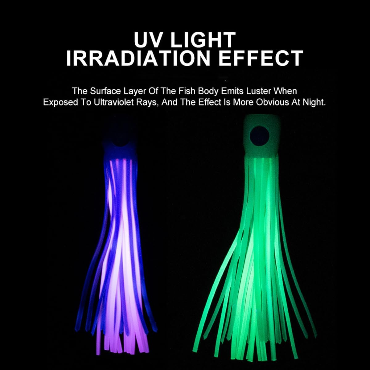 AIMALL Sea Bait Lure - 210G Deep Water Propeller Trolling Bait, 6" 3D Bionic Fish Eyes, UV Light Effect, Marlin and Mackerel Fishing - Blue Pink image number 2