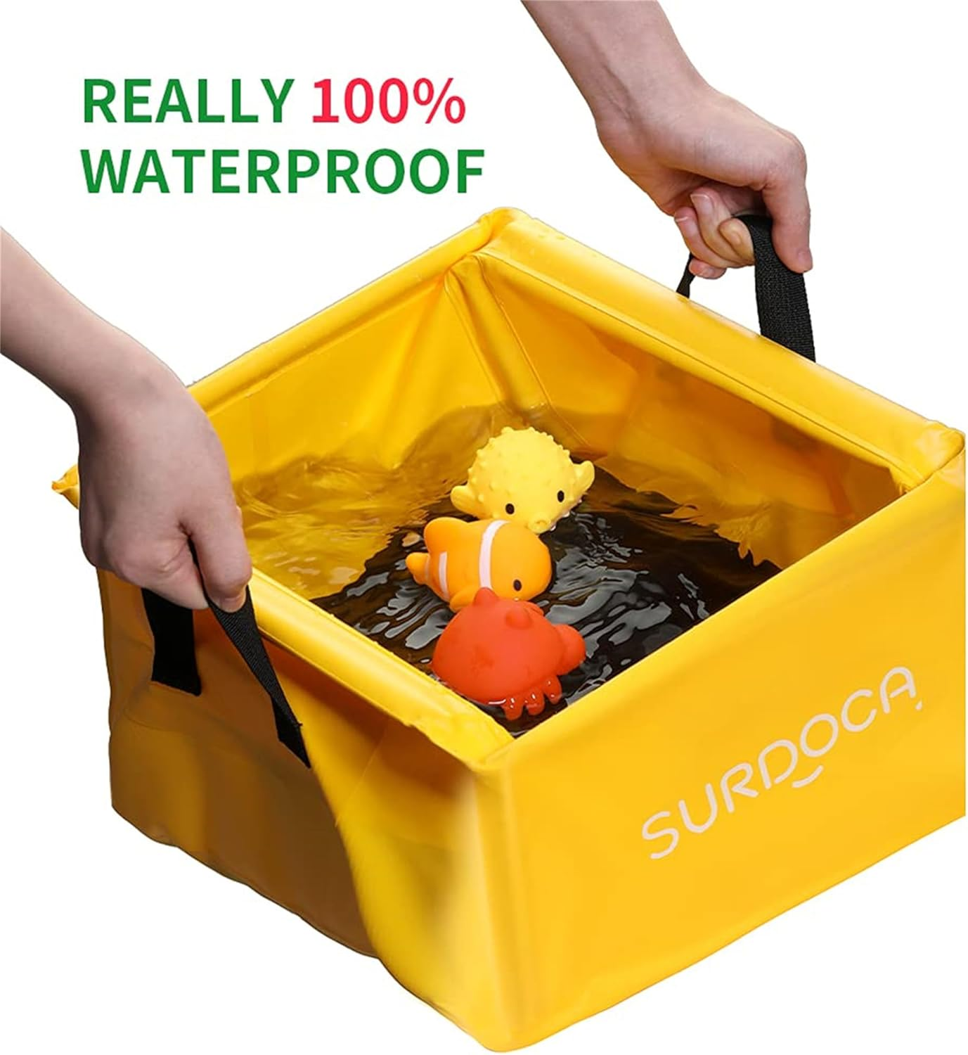 SURDOCA Fully Waterproof Car Trunk Organizer, Foldable Car Boot Storage Box, Multifunctional Storage Box for Car Srorage, Fishing or Barbecue,18 Liters image number 5