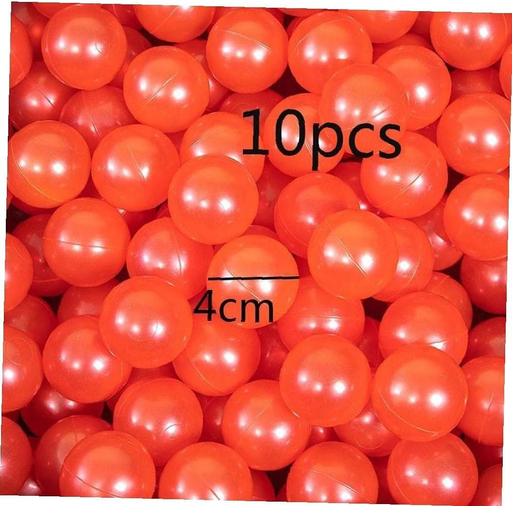 Jowxsx Pack of 10 Beach Balls Replacement Lightweight PVC Beach Paddle Balls Replacement for Outdoor Activities Lawn Backyard Accessories Sandboxes and Beach Toys image number 3