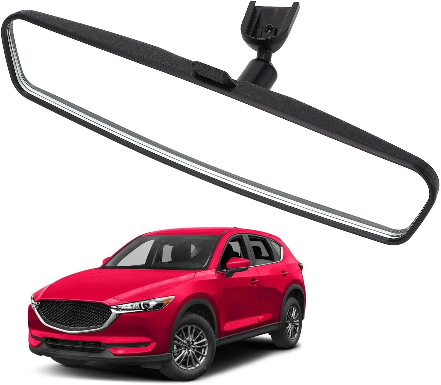 Interior Rearview Mirror with Broad View and Clear Reflection Safer Driving Replacement for 3 CX-3 CX-5 MX-5 image number 6