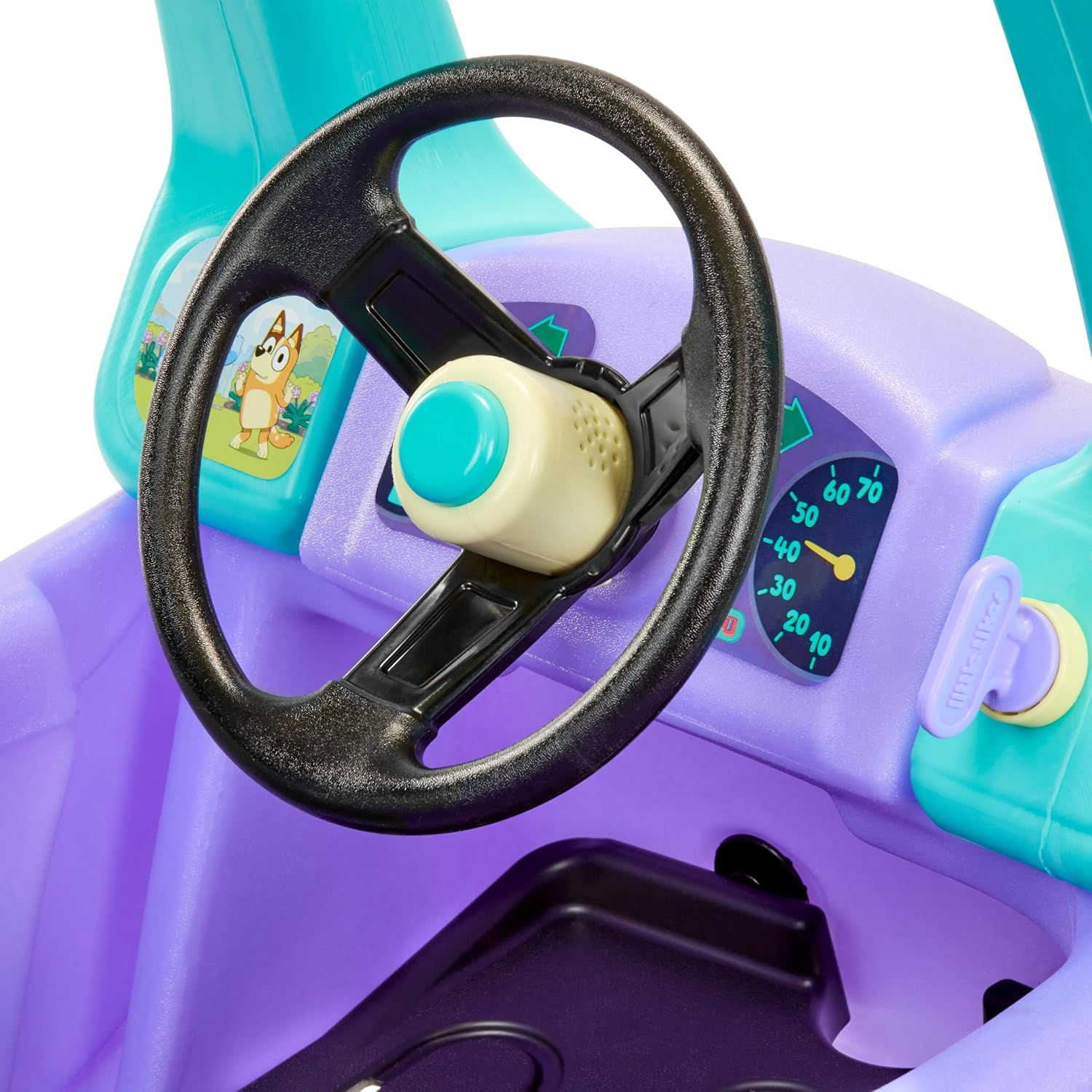 Little Tikes Bluey Grannies Car Coupe - Comes with 2 Accessories, Bluey Foot-To-Floor Ride-On, for Boys and Girls Ages 1-5 Years image number 5