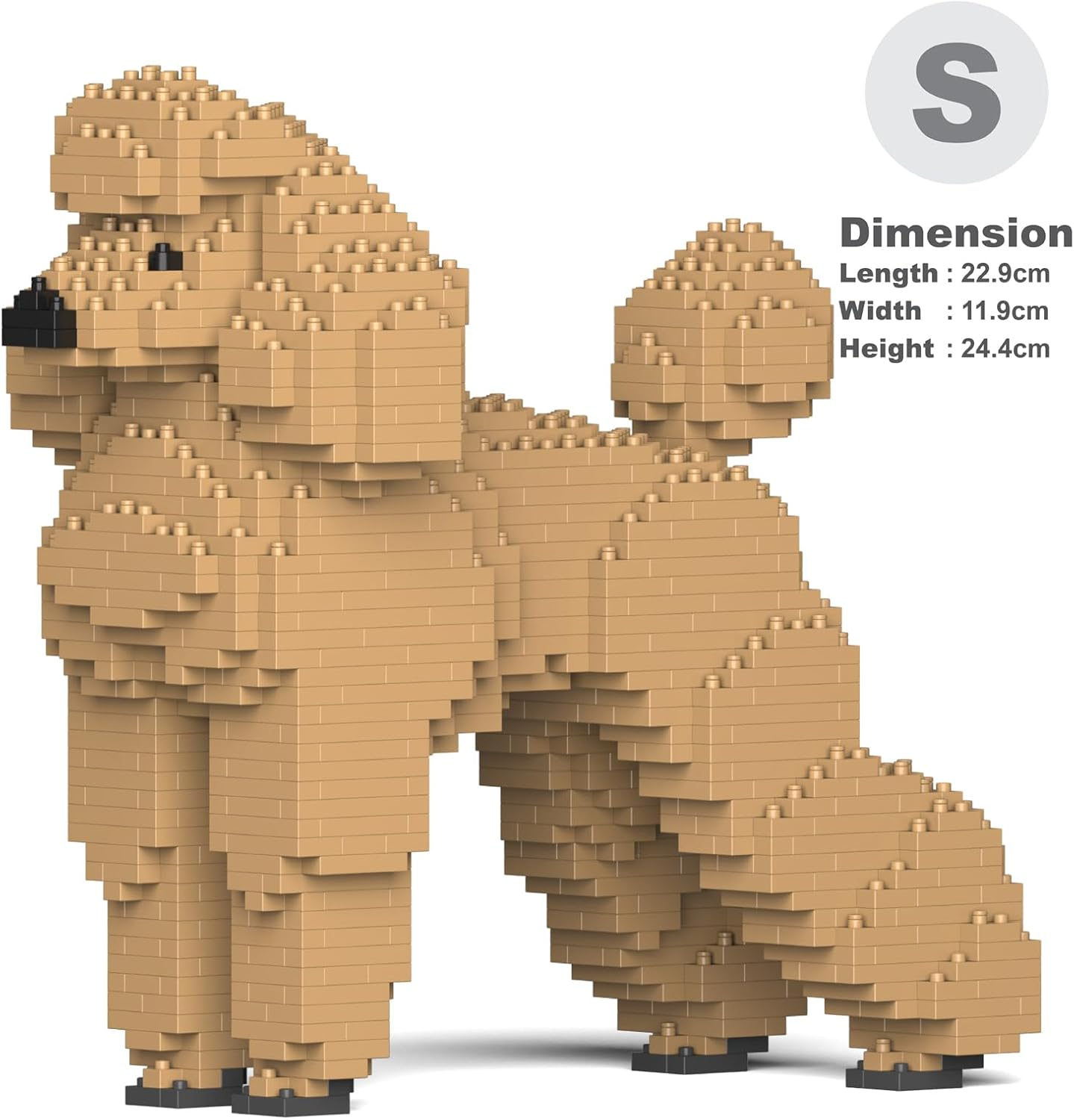 JEKCA Standard Poodle 01S-M02 | Plastic Building Blocks | Age 14+ image number 5