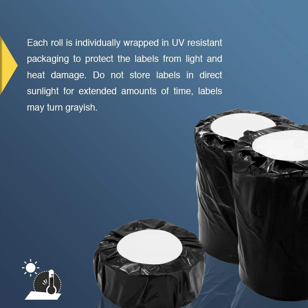 BETCKEY - Compatible Address Labels Replacement for Brother DK-11201 (29Mm X 90Mm), Compatible with Brother QL Label Printers [10 Rolls/4000 Labels] image number 1