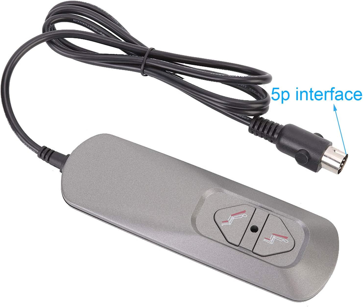 Chair Lift Manual Controller, Electric Touch Switch Recliner Chair Sofa 2 Button Remote Control Hand Control Switch Controller Power Recliner Switch 5A image number 5