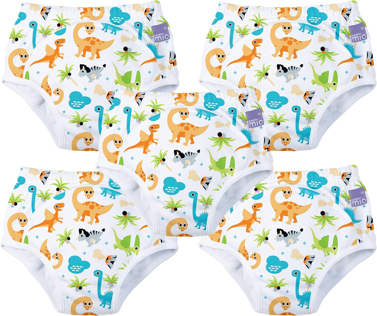 Bambino Mio, Potty Training Pants, Dino, 18-24 Months, 5 Pack