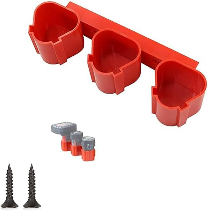 3-In-1 Heavy Duty Battery Holder Organizer with Slots, Universal Storage Case Compatible with Milwaukee M12,Makita,Bosch 12V Batteries, Durable Tool Battery Organizer for Workshop image number 6