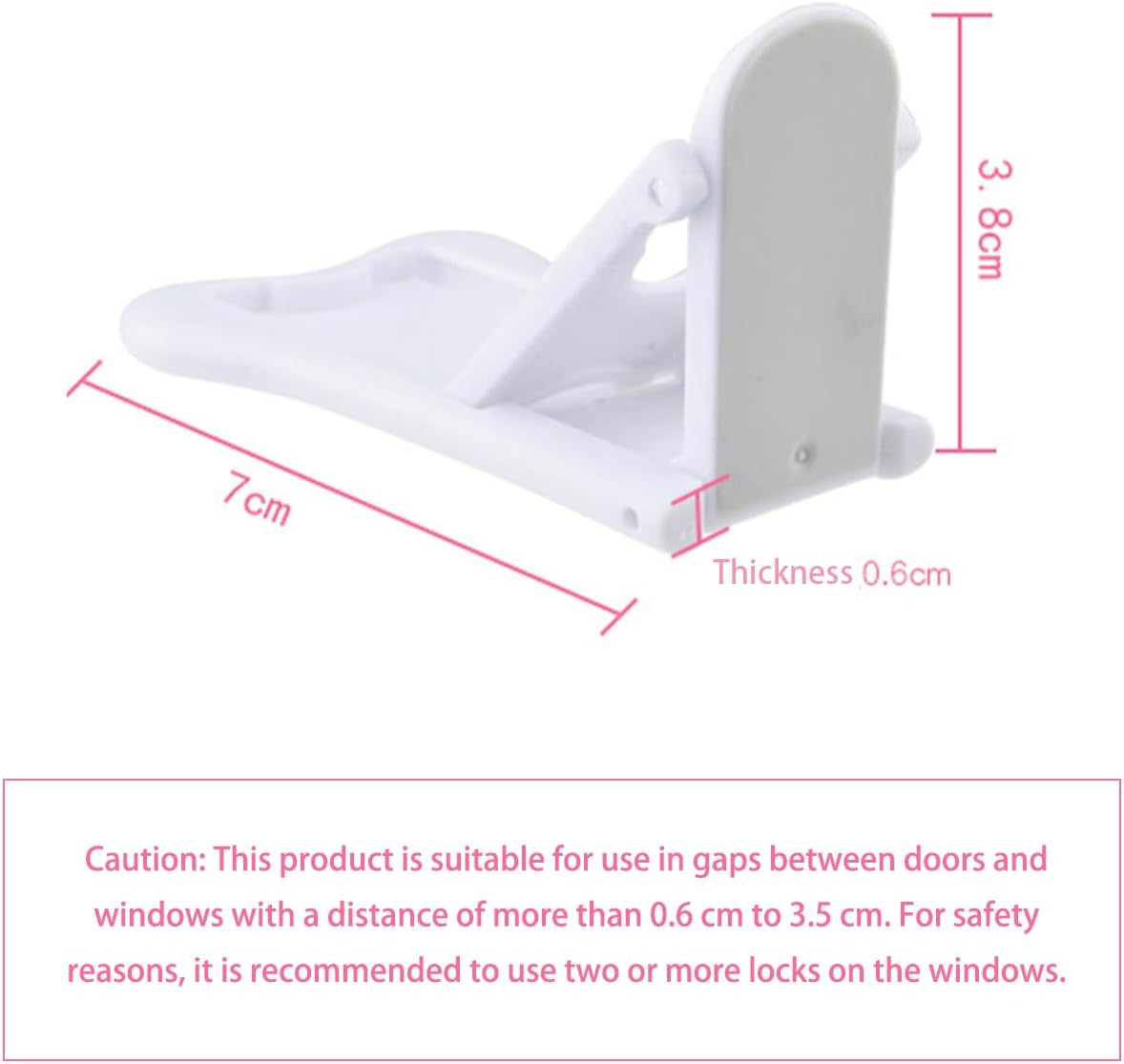 Sliding Door Lock for Child Safety 4-Pack Child Proof Locks for Sliding Glass Doors Windows Closets Cabinets Safety Locks for Home Openings image number 3