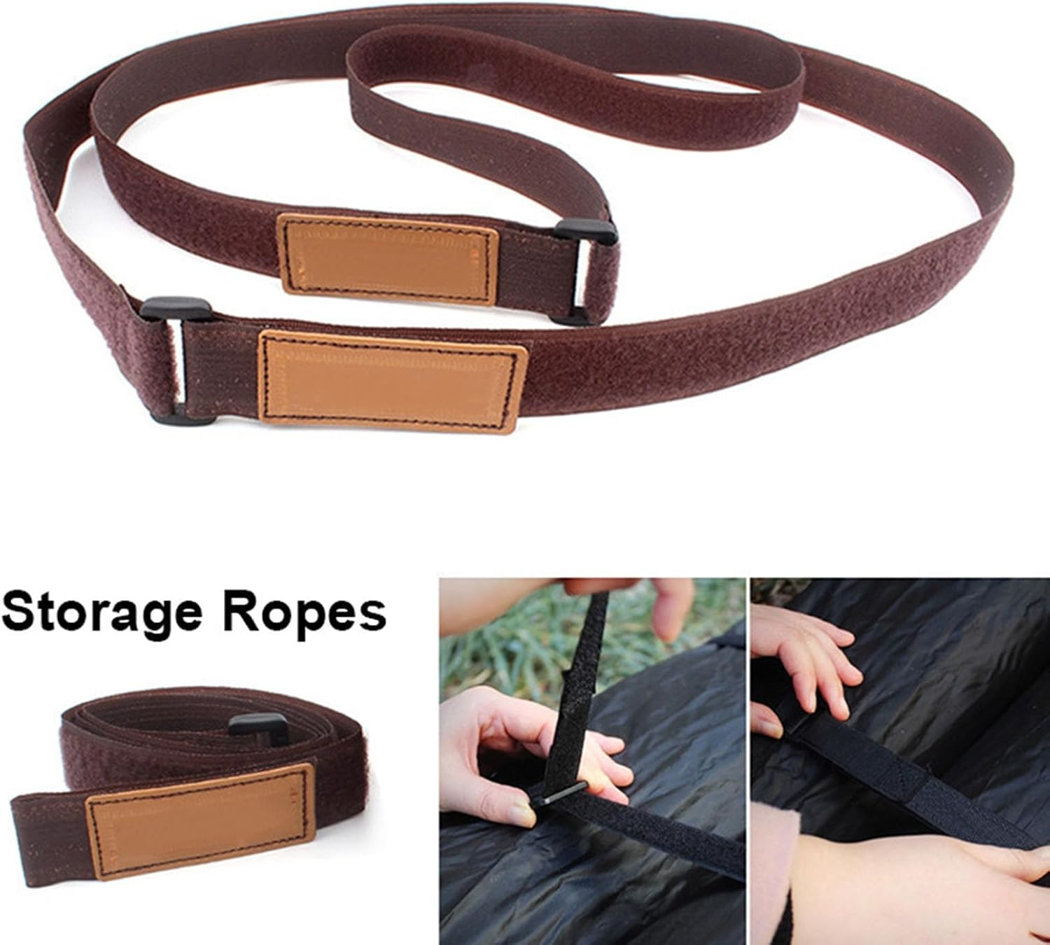 Tie down Buckle Straps, Adhesive Camping Fixing Straps for Organizing | Hiking Equipment for Camping, Mountaineering, Picnic, Exploring Imtrub image number 4